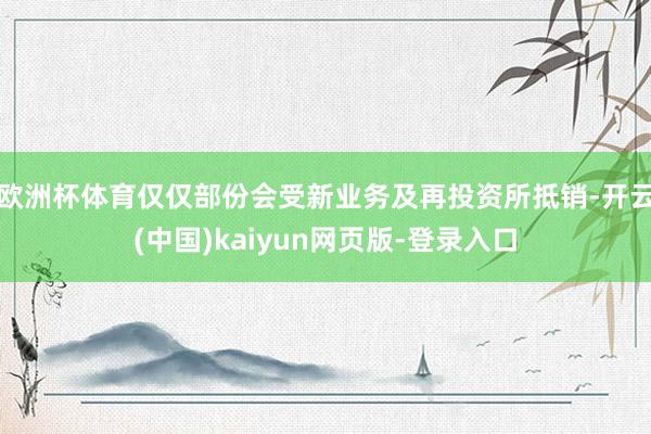 欧洲杯体育仅仅部份会受新业务及再投资所抵销-开云(中国)kaiyun网页版-登录入口